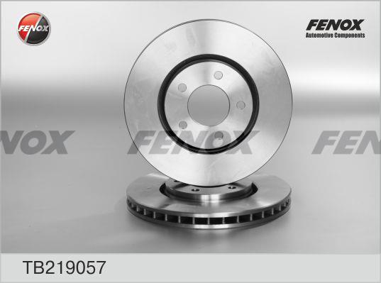 Fenox TB219057 Диск гальмівний передній вентильований TB219057: Купити в Україні - Добра ціна на EXIST.UA!