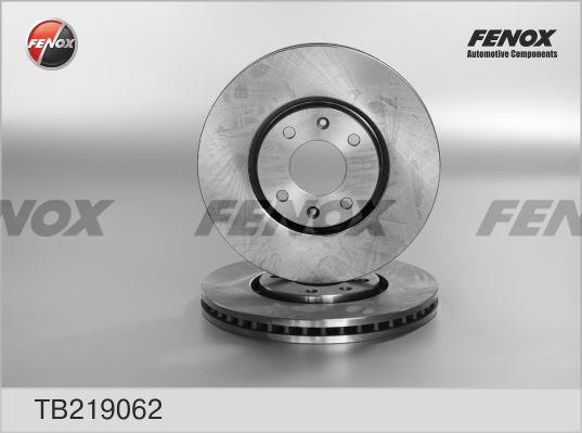 Fenox TB219062 Диск гальмівний передній вентильований TB219062: Приваблива ціна - Купити в Україні на EXIST.UA!