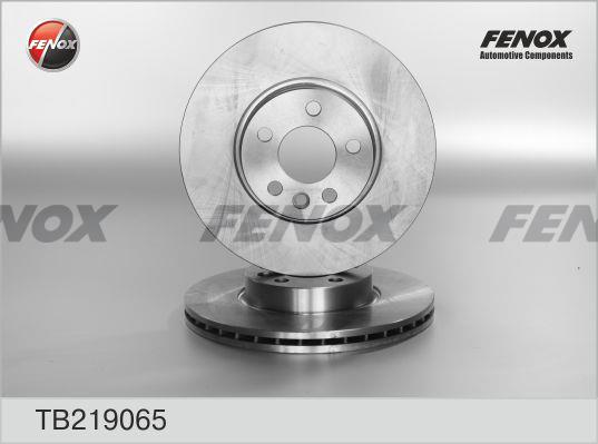 Fenox TB219065 Диск гальмівний передній вентильований TB219065: Купити в Україні - Добра ціна на EXIST.UA!