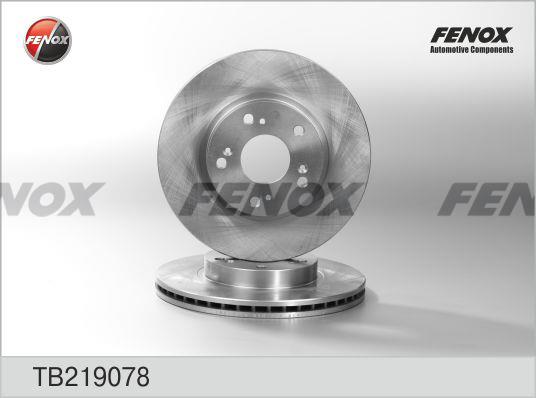 Fenox TB219078 Диск гальмівний передній вентильований TB219078: Купити в Україні - Добра ціна на EXIST.UA!