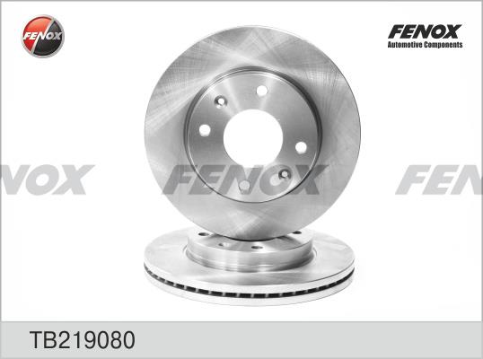 Fenox TB219080 Диск гальмівний передній вентильований TB219080: Купити в Україні - Добра ціна на EXIST.UA!