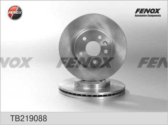 Fenox TB219088 Диск гальмівний передній вентильований TB219088: Приваблива ціна - Купити в Україні на EXIST.UA!