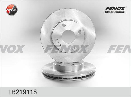 Fenox TB219118 Диск гальмівний передній вентильований TB219118: Купити в Україні - Добра ціна на EXIST.UA!