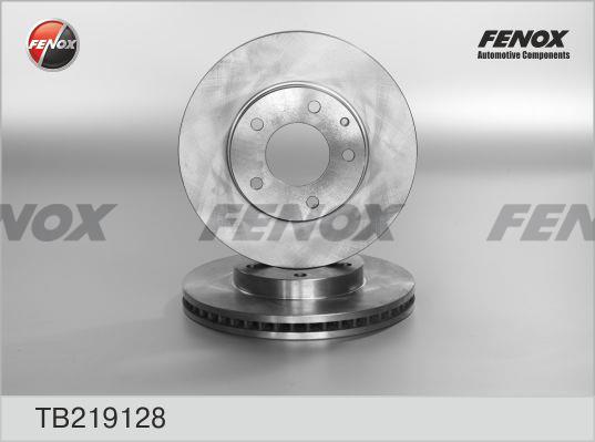 Fenox TB219128 Диск гальмівний передній вентильований TB219128: Купити в Україні - Добра ціна на EXIST.UA!
