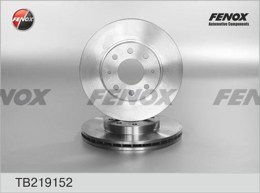 Fenox TB219152 Диск гальмівний передній вентильований TB219152: Купити в Україні - Добра ціна на EXIST.UA!