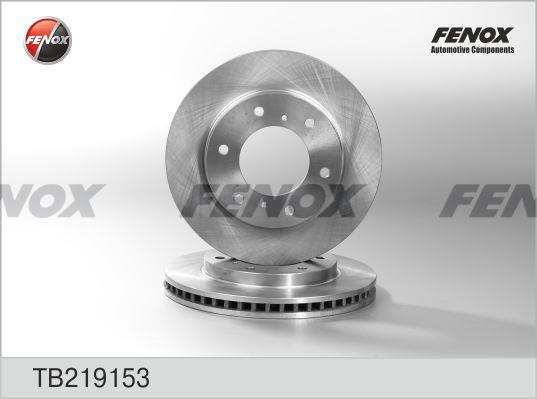 Fenox TB219153 Диск гальмівний передній вентильований TB219153: Купити в Україні - Добра ціна на EXIST.UA!