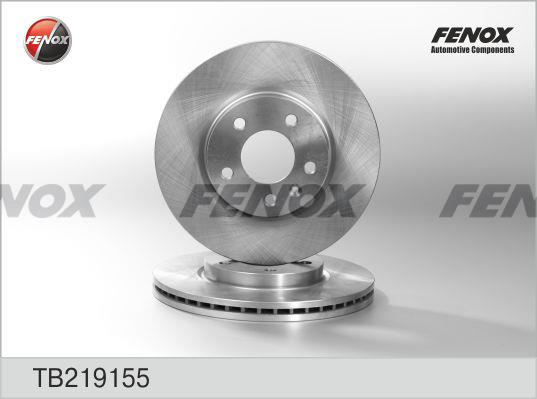 Fenox TB219155 Диск гальмівний передній вентильований TB219155: Купити в Україні - Добра ціна на EXIST.UA!