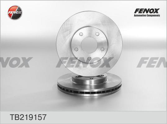 Fenox TB219157 Диск гальмівний передній вентильований TB219157: Купити в Україні - Добра ціна на EXIST.UA!