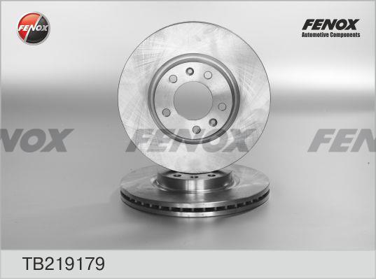 Fenox TB219179 Диск гальмівний передній вентильований TB219179: Купити в Україні - Добра ціна на EXIST.UA!
