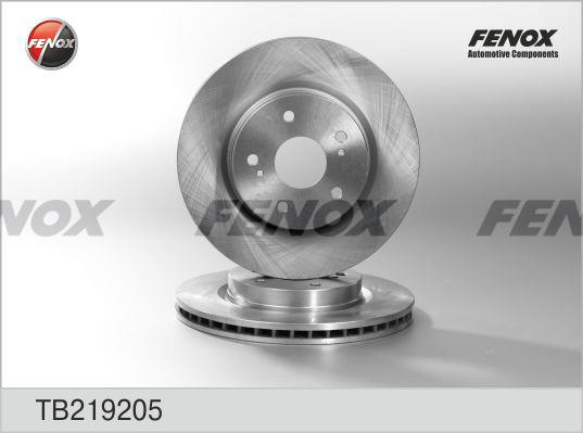 Fenox TB219205 Диск гальмівний передній вентильований TB219205: Купити в Україні - Добра ціна на EXIST.UA!