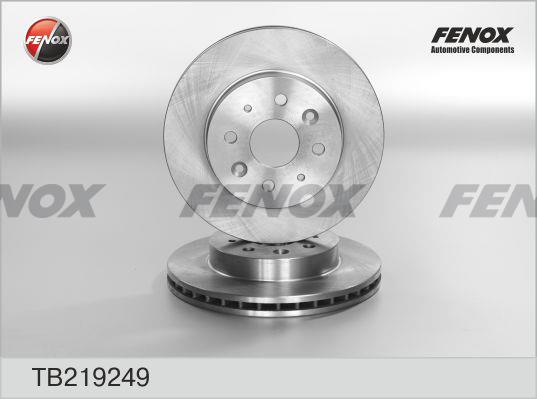 Fenox TB219249 Диск гальмівний передній вентильований TB219249: Купити в Україні - Добра ціна на EXIST.UA!