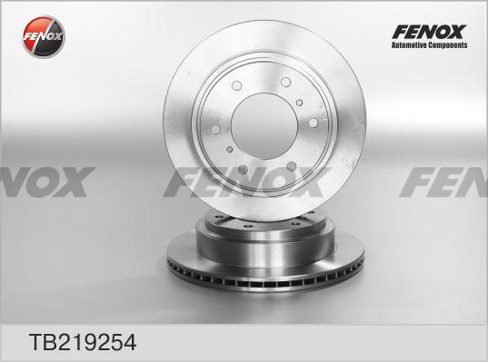 Fenox TB219254 Диск гальмівний задній вентильований TB219254: Купити в Україні - Добра ціна на EXIST.UA!