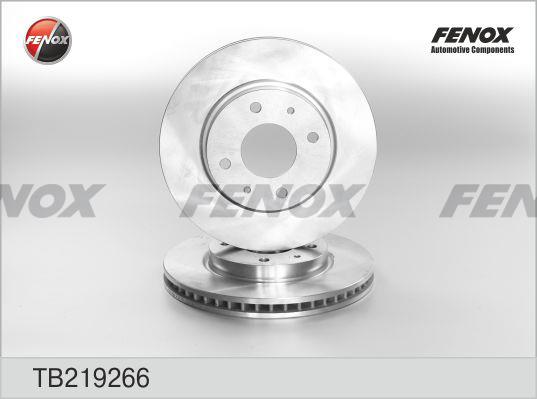 Fenox TB219266 Диск гальмівний передній вентильований TB219266: Купити в Україні - Добра ціна на EXIST.UA!