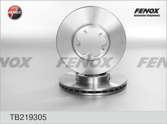 Fenox TB219305 Диск гальмівний передній вентильований TB219305: Приваблива ціна - Купити в Україні на EXIST.UA!