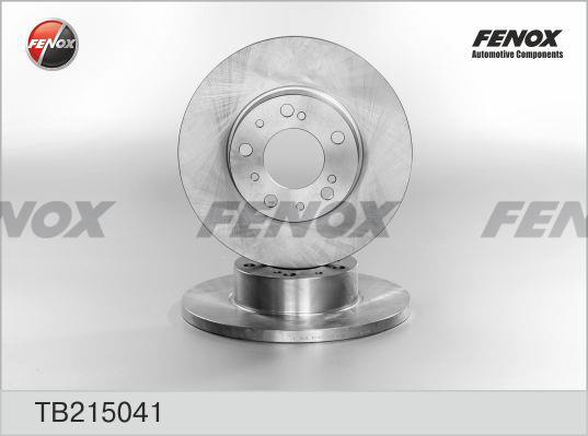 Fenox TB215041 Диск гальмівний передній невентильований TB215041: Купити в Україні - Добра ціна на EXIST.UA!