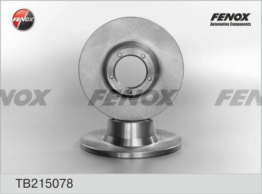 Fenox TB215078 Диск гальмівний передній невентильований TB215078: Купити в Україні - Добра ціна на EXIST.UA!