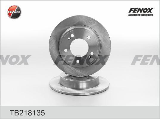 Fenox TB218135 Диск гальмівний задній невентильований TB218135: Купити в Україні - Добра ціна на EXIST.UA!