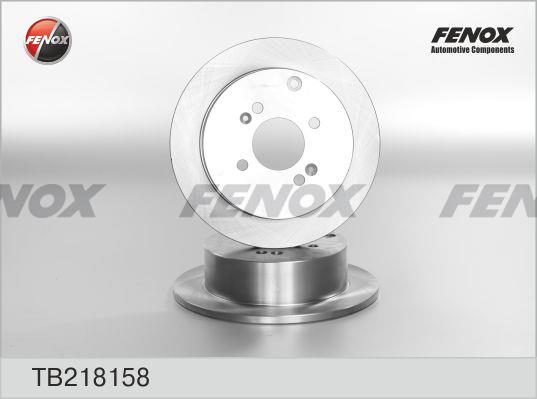 Fenox TB218158 Диск гальмівний TB218158: Купити в Україні - Добра ціна на EXIST.UA!