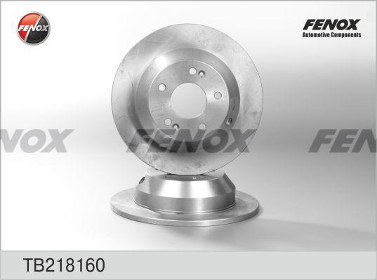 Fenox TB218160 Диск гальмівний задній невентильований TB218160: Купити в Україні - Добра ціна на EXIST.UA!
