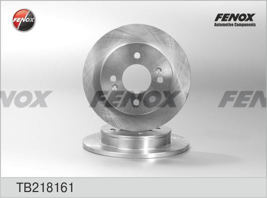 Fenox TB218161 Диск гальмівний задній невентильований TB218161: Купити в Україні - Добра ціна на EXIST.UA!