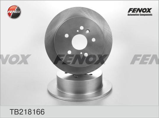 Fenox TB218166 Диск гальмівний задній невентильований TB218166: Купити в Україні - Добра ціна на EXIST.UA!