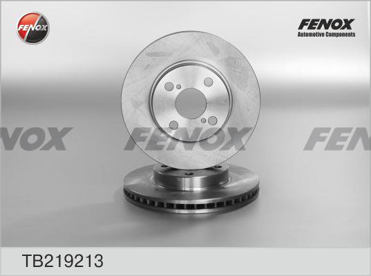 Fenox TB219213 Диск гальмівний передній вентильований TB219213: Купити в Україні - Добра ціна на EXIST.UA!