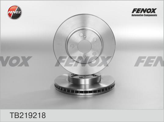 Fenox TB219218 Диск гальмівний передній вентильований TB219218: Купити в Україні - Добра ціна на EXIST.UA!