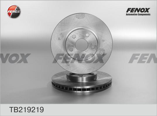 Fenox TB219219 Диск гальмівний передній вентильований TB219219: Купити в Україні - Добра ціна на EXIST.UA!