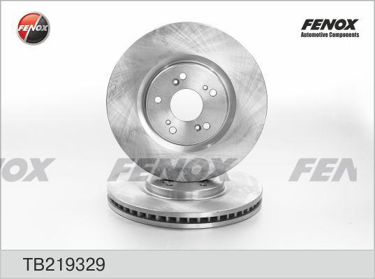 Fenox TB219329 Диск гальмівний передній вентильований TB219329: Купити в Україні - Добра ціна на EXIST.UA!