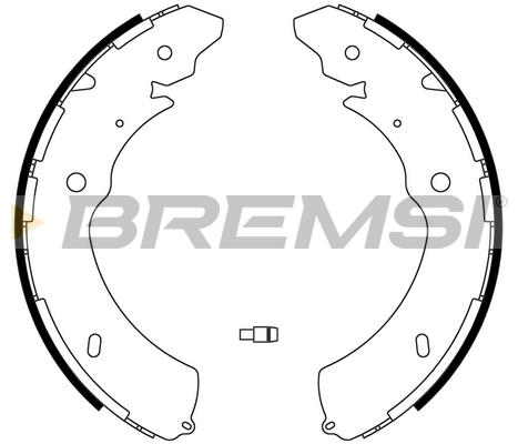 Bremsi GF0640 Колодки гальмівні барабанні, комплект GF0640: Купити в Україні - Добра ціна на EXIST.UA!