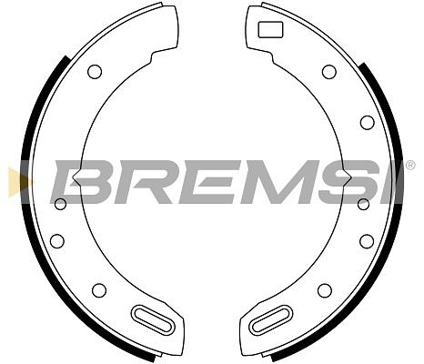 Bremsi GF0270 Колодки гальмівні барабанні, комплект GF0270: Купити в Україні - Добра ціна на EXIST.UA!