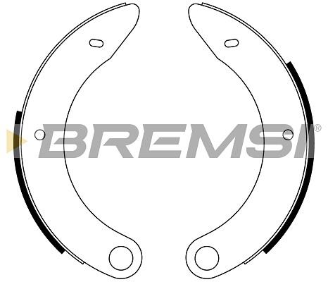 Bremsi GF0111 Колодки гальмівні барабанні, комплект GF0111: Купити в Україні - Добра ціна на EXIST.UA!