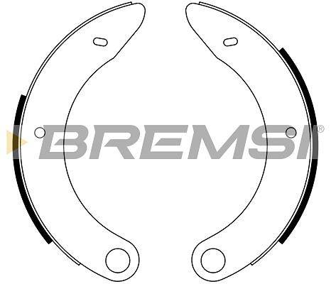 Bremsi GF0110 Колодки гальмівні барабанні, комплект GF0110: Приваблива ціна - Купити в Україні на EXIST.UA!