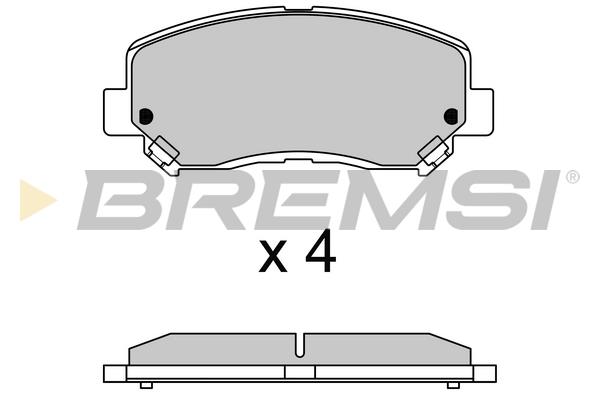 Bremsi BP3635 Гальмівні колодки, комплект BP3635: Купити в Україні - Добра ціна на EXIST.UA!