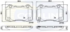 Comline CBP32308 Гальмівні колодки, комплект CBP32308: Купити в Україні - Добра ціна на EXIST.UA!