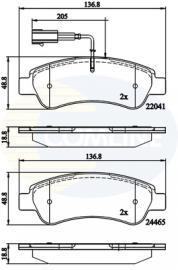 Comline CBP11604 Тормозные колодки дисковые, комплект CBP11604: Отличная цена - Купить в Украине на EXIST.UA! CBP11604 Comline Тормозные колодки дисковые, комплект