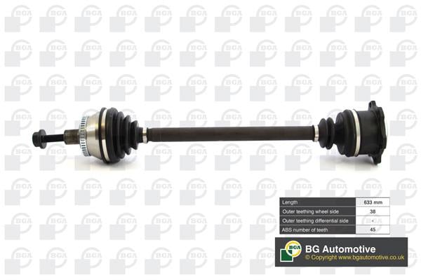 Приводные валы Audi A4 (Ауди А4): DS9621RA BGA Вал приводной