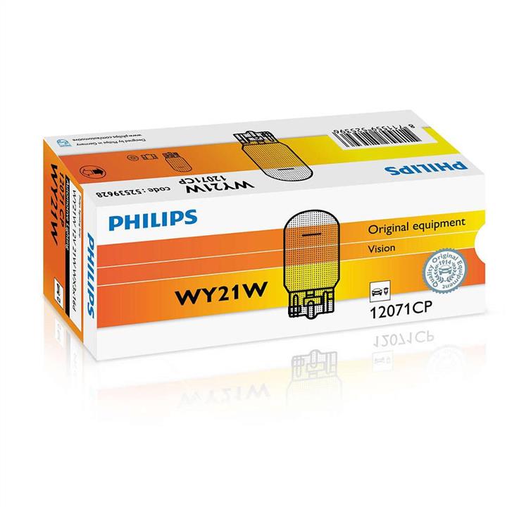 Лампа накаливания желтая WY21W 12V 21W Philips 12071CP
