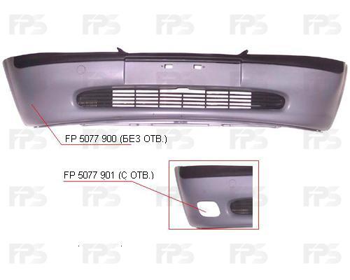 FPS FP 5077 900 Бампер передній FP5077900: Купити в Україні - Добра ціна на EXIST.UA!