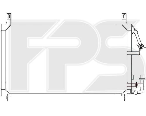 FPS FP 22 K309 Радіатор кондиціонера (Конденсатор) FP22K309: Купити в Україні - Добра ціна на EXIST.UA!