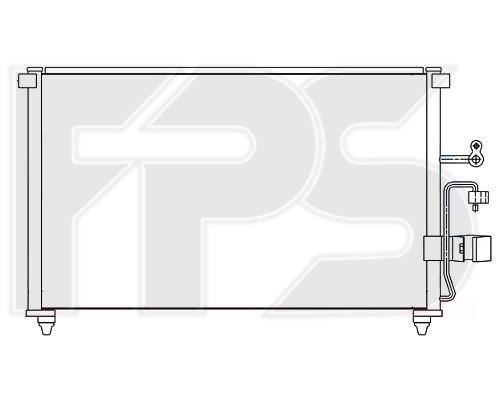 FPS FP 17 K318-X Радіатор кондиціонера (Конденсатор) FP17K318X: Купити в Україні - Добра ціна на EXIST.UA!