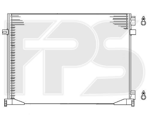FPS FP 56 K398 Радіатор кондиціонера (Конденсатор) FP56K398: Купити в Україні - Добра ціна на EXIST.UA!