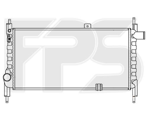 FPS FP 52 A250 Радіатор охолодження двигуна FP52A250: Купити в Україні - Добра ціна на EXIST.UA!