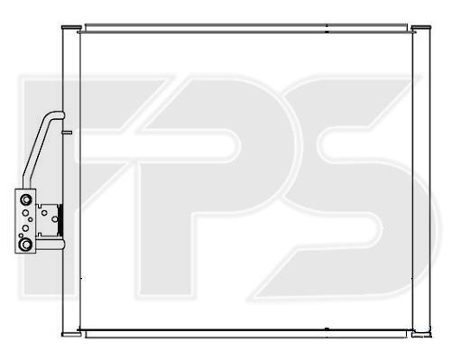 FPS FP 14 K12 Радіатор кондиціонера (Конденсатор) FP14K12: Купити в Україні - Добра ціна на EXIST.UA!