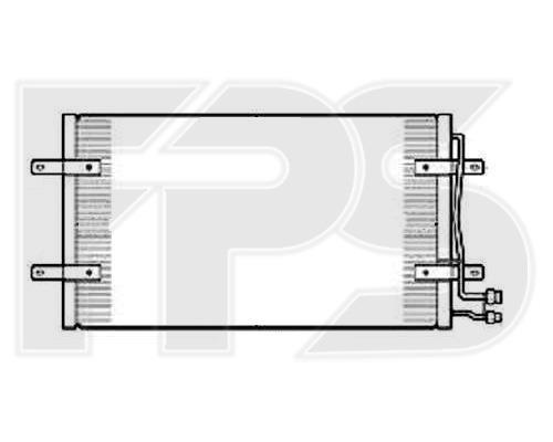 FPS FP 74 K462-X Радіатор кондиціонера (Конденсатор) FP74K462X: Купити в Україні - Добра ціна на EXIST.UA!