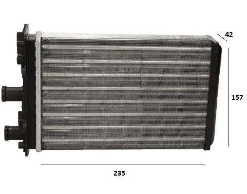 FPS FP 74 N201 Радіатор опалювача салону FP74N201: Купити в Україні - Добра ціна на EXIST.UA!