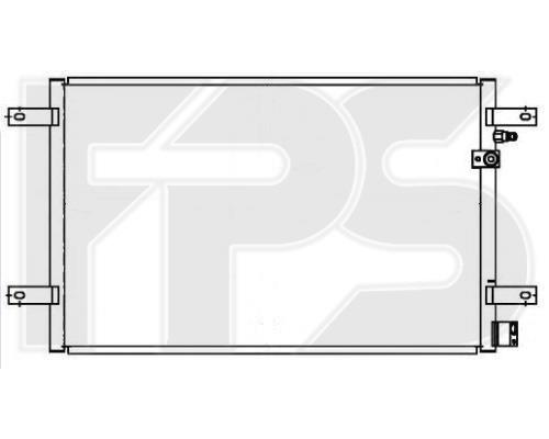 FPS FP 12 K365 Радіатор кондиціонера (Конденсатор) FP12K365: Купити в Україні - Добра ціна на EXIST.UA!