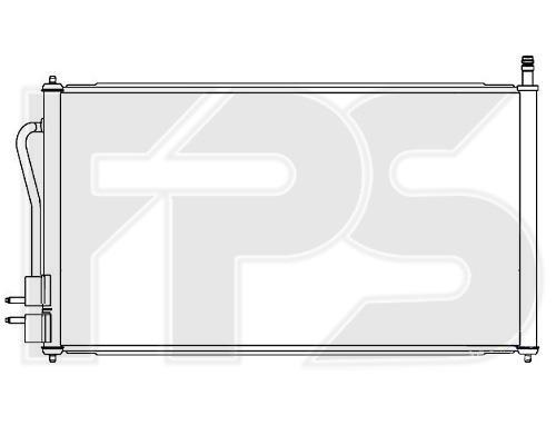 FPS FP 28 K72 Радіатор кондиціонера (Конденсатор) FP28K72: Купити в Україні - Добра ціна на EXIST.UA!