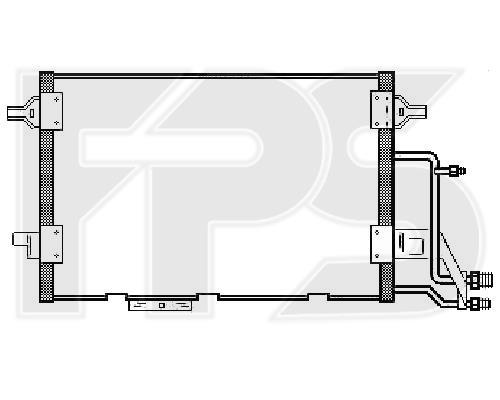 FPS FP 12 K207 Радіатор кондиціонера (Конденсатор) FP12K207: Купити в Україні - Добра ціна на EXIST.UA!