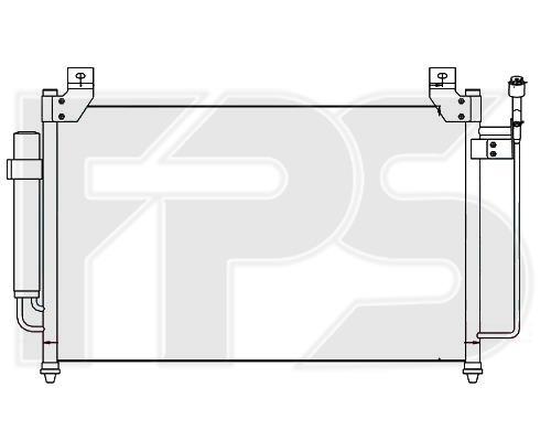 FPS FP 44 K419-X Радіатор кондиціонера (Конденсатор) FP44K419X: Приваблива ціна - Купити в Україні на EXIST.UA!